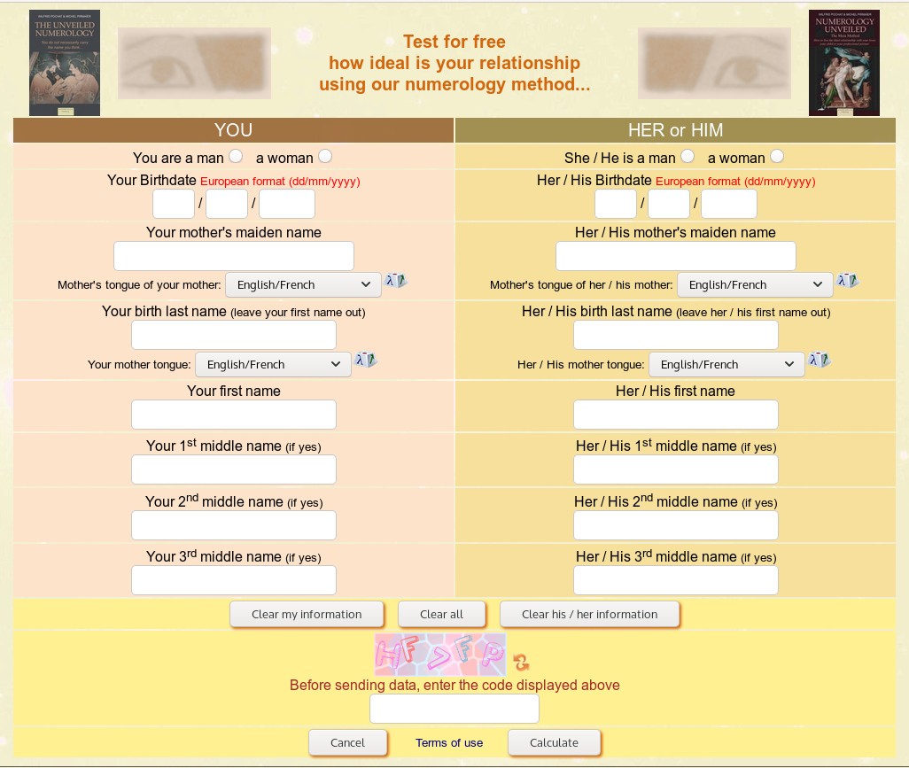 Lovers compatibility
